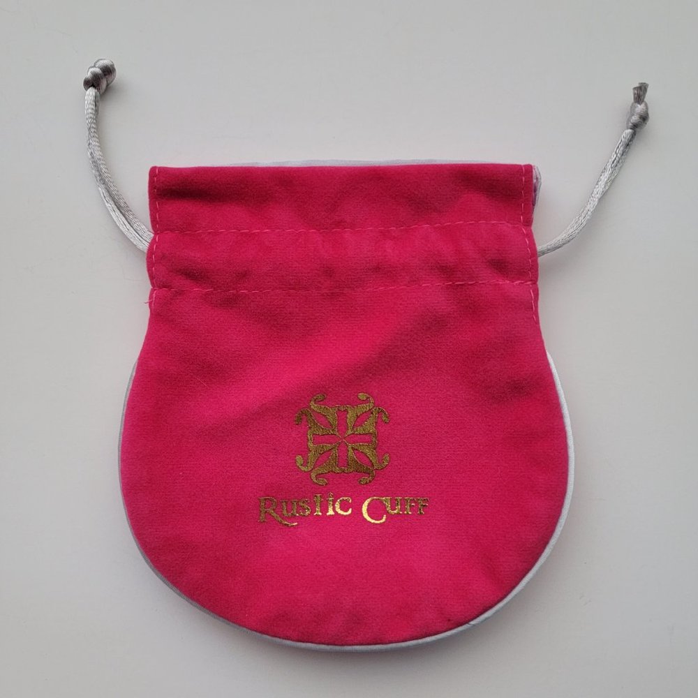 Rustic Cuff Red Jewelry Pouch - Picture 2 of 3